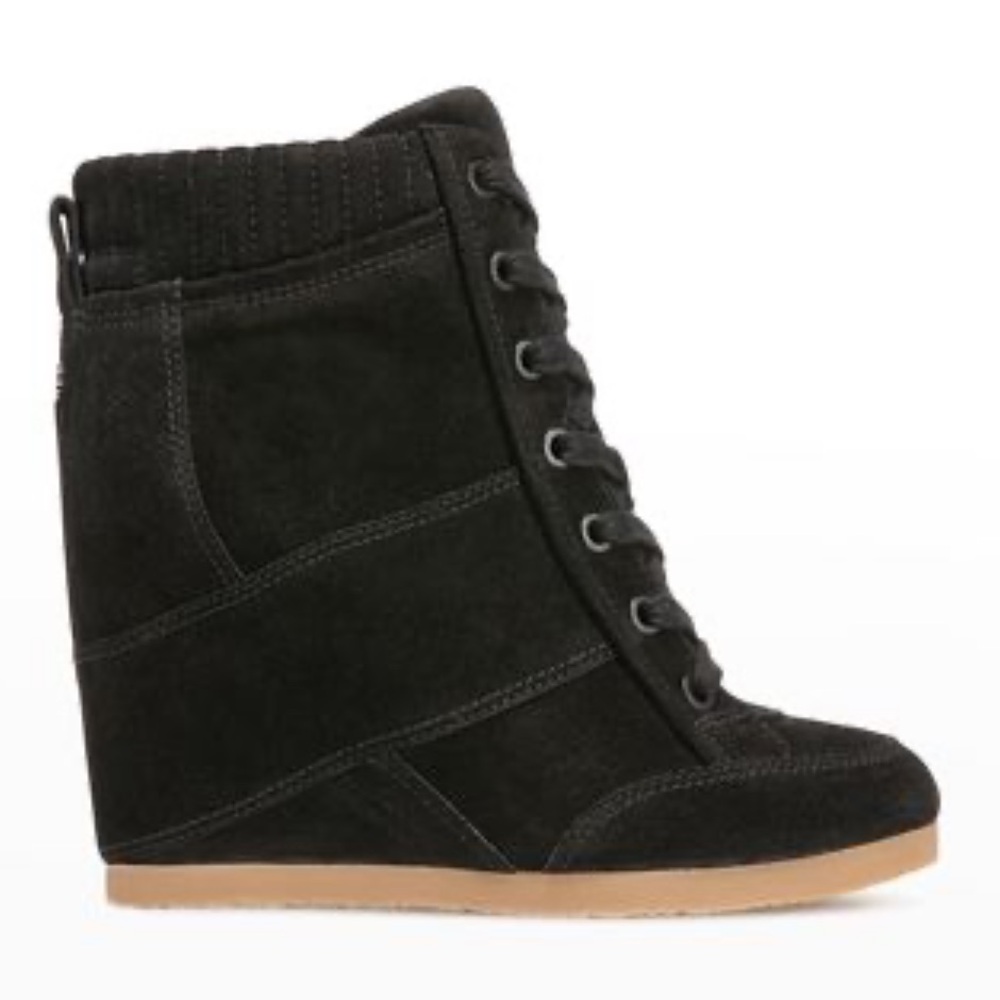 Veronica Beard Elissa Suede Wedge Sneakers Brand New, 7.5